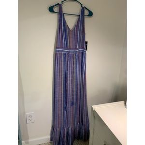 NEW boutique, maxi dress with tie strap
